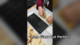 ضخامت 1 میلی متر پوشش ساعت شیشه ای برش دسته ای لیزری دایره ای