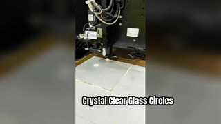 دایره برش لیزری شیشه ای فوق العاده شفاف 2 میلی متری