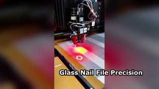 سوهان ناخن 3 میلی متری، برش لیزری شیشه ای