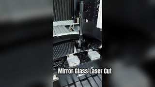 برش لیزری شیشه آینه 2 میلی متری خودرو