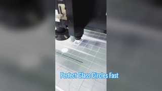 دایره ای برش لیزری شیشه ای سفید 3 میلی متری